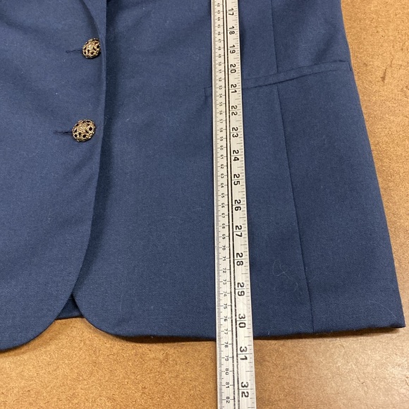 Vintage FRENCH Blue “ 1980’s blazer - Picture 6 of 9